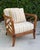 Ivory Tommy Bahama Island Estate Faux Bamboo Club Chair For Sale - Image 8 of 12