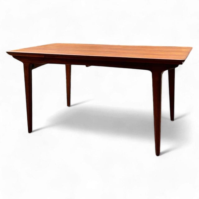 Brown Scandinavian Teak Table, 1960s For Sale - Image 8 of 8