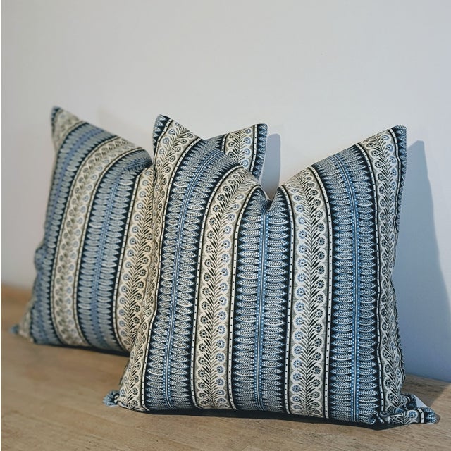 Jasper Morrison Jasper Eastlake Forest & Blue 20" Pillows For Sale - Image 4 of 6
