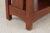 Wood Stickley Arts & Crafts Inlaid Cherry Open Bookshelf For Sale - Image 7 of 18