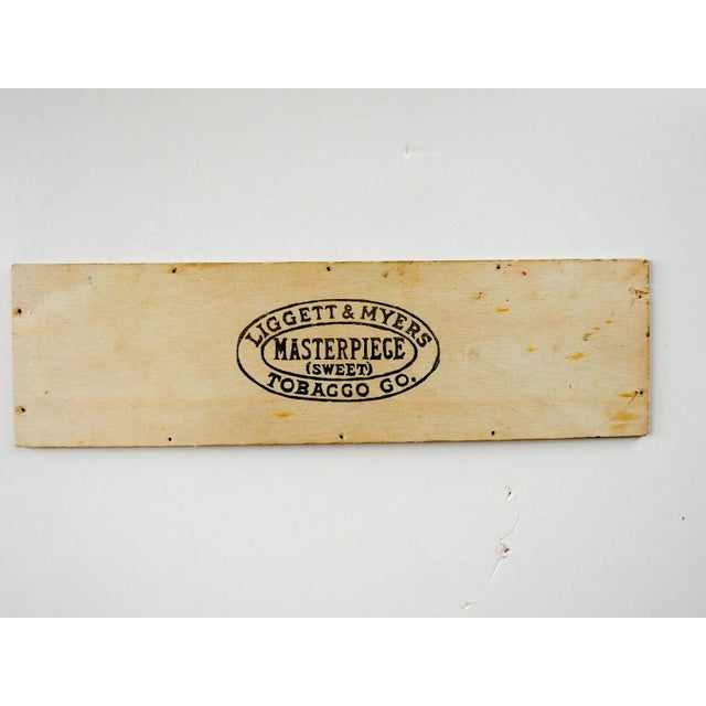 Rustic European Folk Art Winter Snow Landscape Long Format Painting For Sale - Image 3 of 4