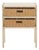 Rozalyn 2 Drawer Accent Table in Sand For Sale