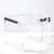 Transparent Modernist Rectilinear Translucent Lucite Occasional Side Table For Sale - Image 8 of 12