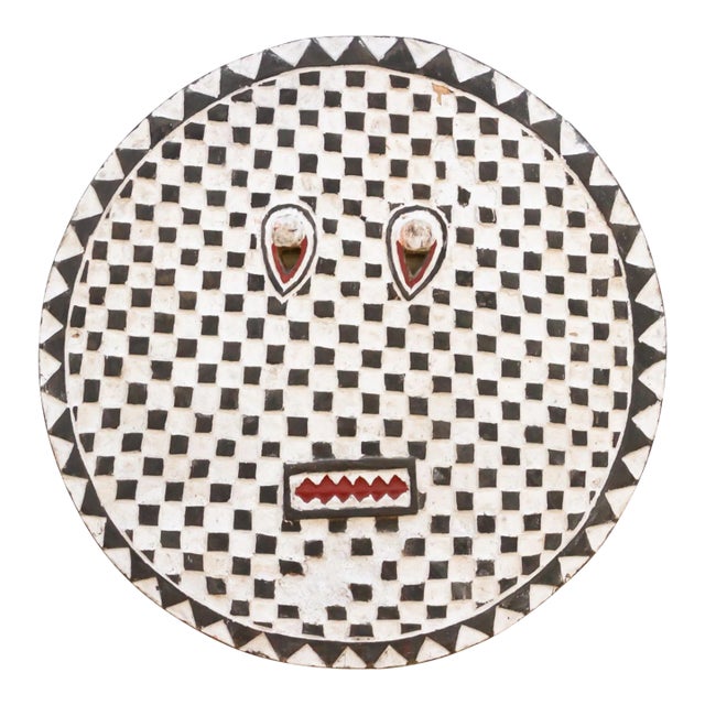Black & White Bobo African Mask For Sale