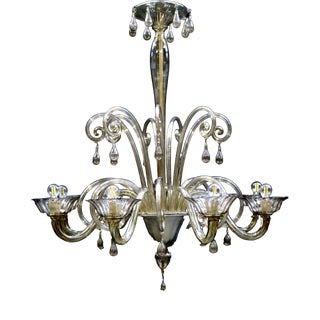 Murano Chandelier from Venini, 1920s For Sale