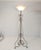 Art Deco Wrought Iron Torchiere Floor Lamp, Paris, 1920s For Sale - Image 3 of 10
