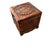 Chinoiserie Late 20th Century Handcrafted Bamboo and Woven Rattan Storage Box, Side Table, Nightstand For Sale - Image 3 of 6