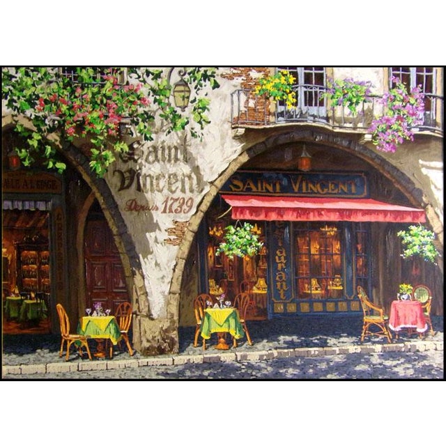 Viktor Shvaiko "Summer in Provence" Hand Signed With Custom Frame For Sale In Denver - Image 6 of 6