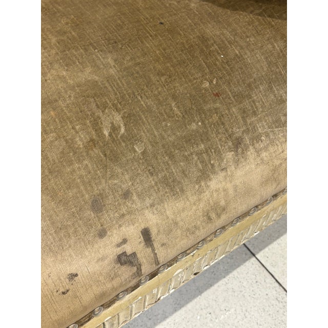 1960s Antique French Style XV Louis Chaise Lounge For Sale - Image 11 of 12