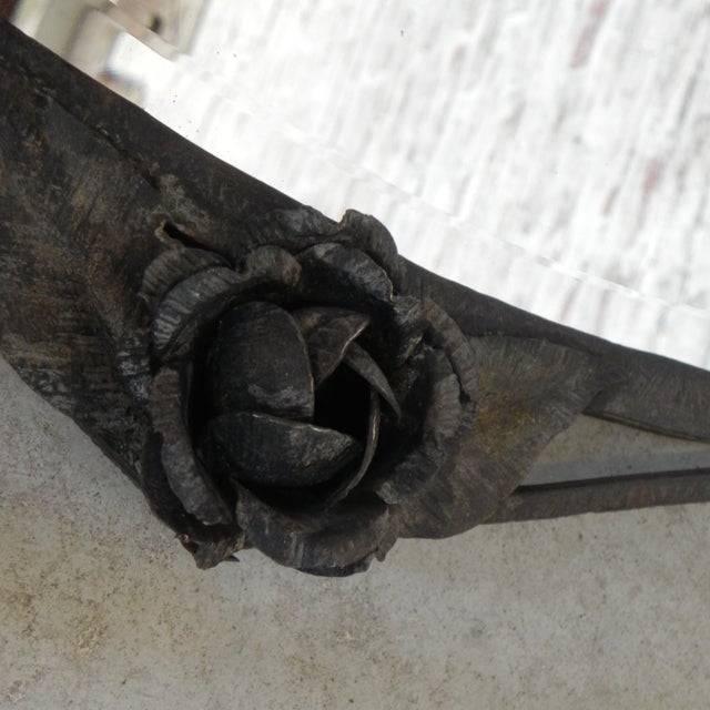 Art Deco Mirror with Steel Frame, 1930s For Sale - Image 15 of 16