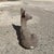 Vintage Reclining Fawn Seated Deer Small 16" Cement Concrete Stone Garden Statue For Sale - Image 11 of 15