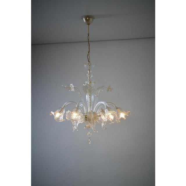 Murano Chandelier in very good condition. Up to 250V (Europe/UK Standard).The wiring of this item may be original and...