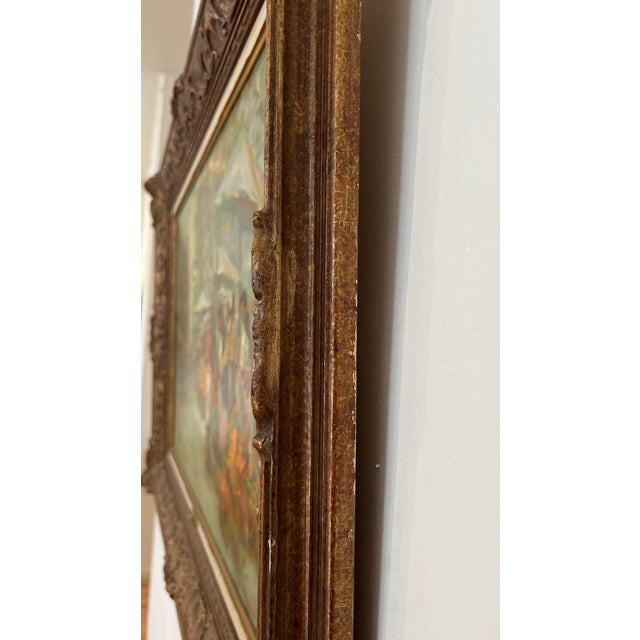 Kazimier Rubolowski, Place du Molard et son Marché aux Fleurs, Oil on Panel, Framed For Sale - Image 12 of 16