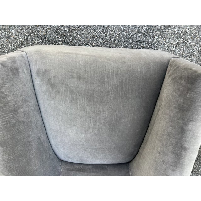 2 Restoration Hardware Swivel Chairs For Sale In West Palm - Image 6 of 10