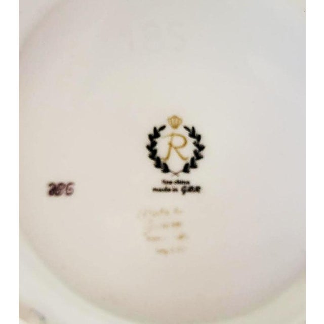 Mid Century Modern Reichenbach German Porcelain Gilded Rococo Revival Coffee Pot - Made in GDR For Sale - Image 4 of 4