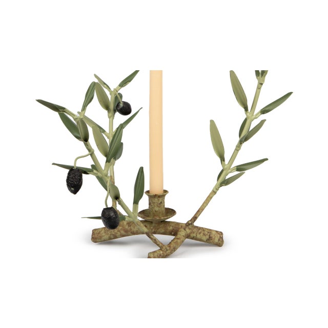 Crafted with meticulous attention to detail, this Olive Branch Candle Holder is a testament to the exquisite artisanship...