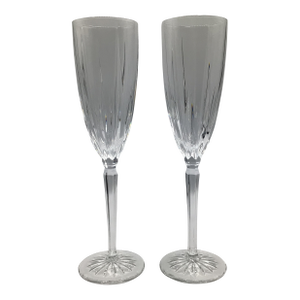 Mikasa Icicles Fluted Champagne Toasting Flutes- Pair