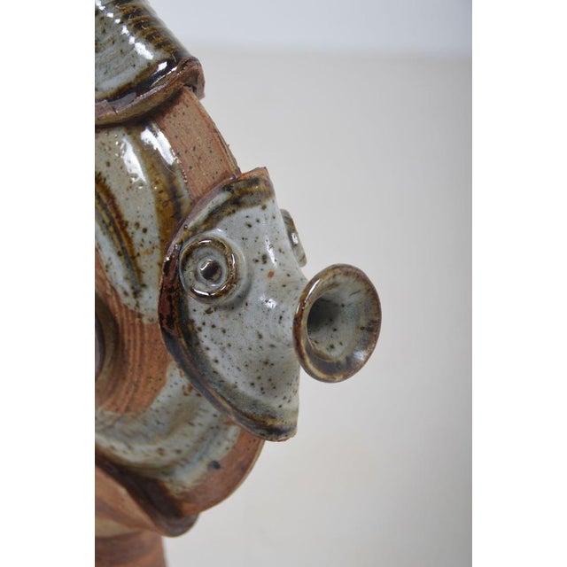 Ceramic Danish Ceramic Fish Sculpture, 1970s For Sale - Image 7 of 13
