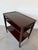 1960s French Hollywood Regency Three-Tier Mahogany Side Table For Sale In Miami - Image 6 of 12