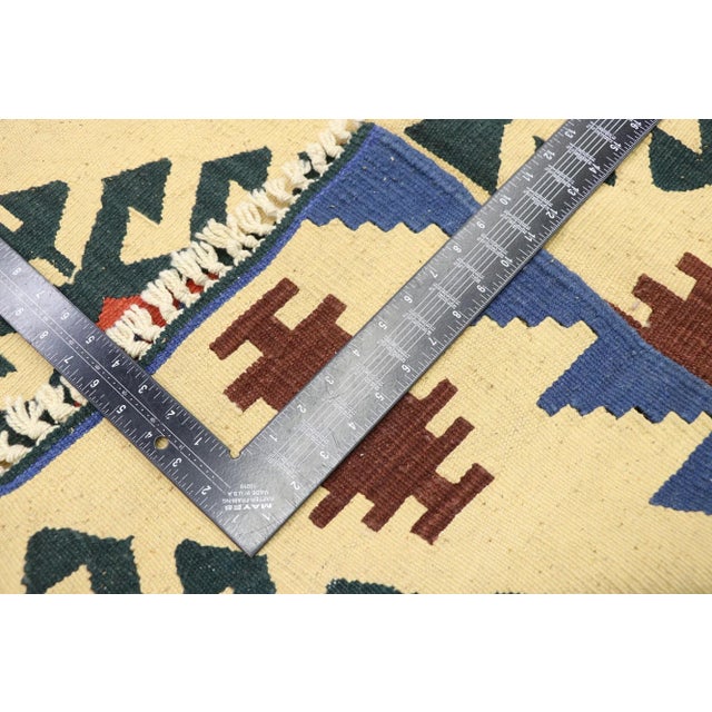 Late 20th Century Vintage Persian Shiraz Kilim Rug - 02'02 X 03'07 For Sale - Image 5 of 9