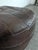 1970s Brown Leather Patchwork Ottoman, 1970s For Sale - Image 5 of 6
