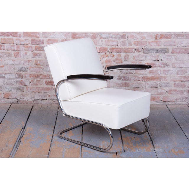 Bauhaus Bauhaus Armchairs by W. Gispen for Mücke-Melder, Czech Republic, 1930s, Set of 2 For Sale - Image 3 of 13