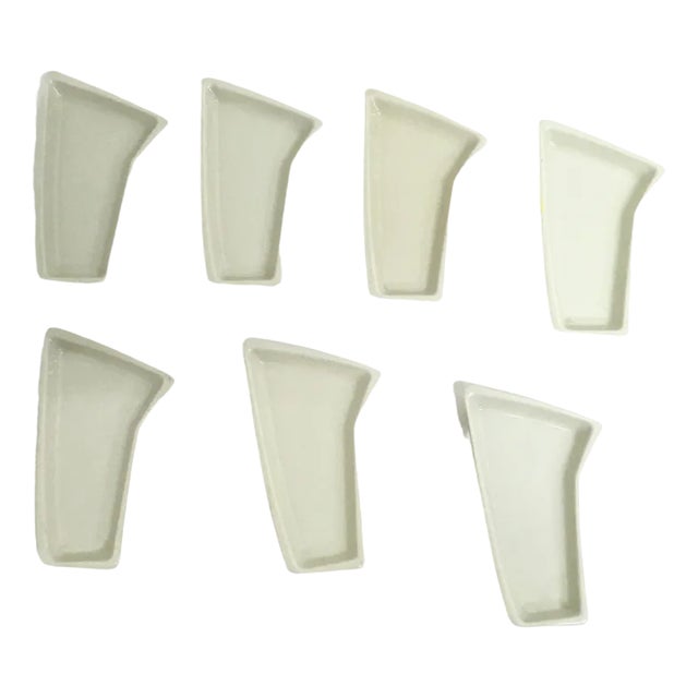 White Lacquered Ceramic Ashtray by Antonia Campi for Verbano, 1950s For Sale