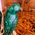 Pair of Antique Sancai Glazed Chinese Export Parrots For Sale - Image 4 of 10