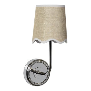 Regina Andrew Ariel Sconce, Polished Nickel For Sale