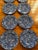Royal Blue Vintage Queen’s Blue & White Floral Pattern 8.5” Plates Set of 10 For Sale - Image 8 of 9
