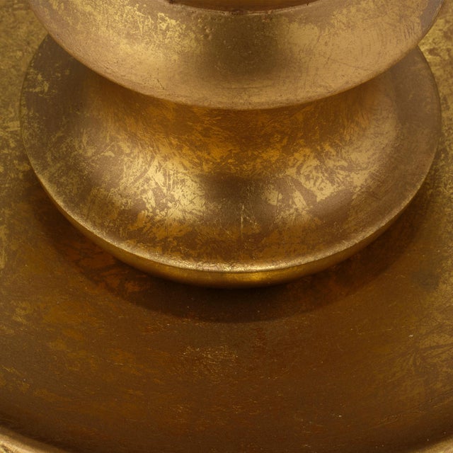 Jamie Young Melrose Floor Lamp, Gold Leaf For Sale - Image 4 of 5