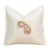 Jamawar Ivory Paisley Pillow Cover For Sale
