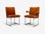 Milo Baughman, Six Dining Chairs, Chrome, Fabric, Usa, 1970s For Sale - Image 4 of 11