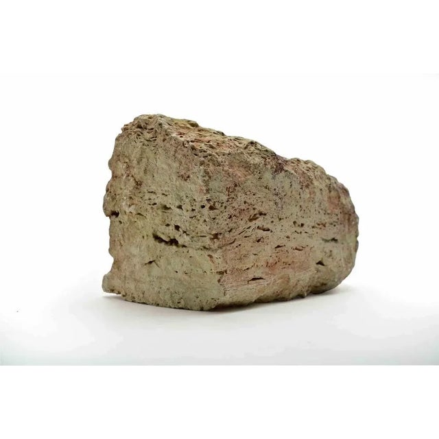 Modern Sirio Pellegrini, Portrait of Leonardo Da Vinci Sculpture, 1960s, Stone For Sale - Image 3 of 5