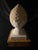 Stone Mid 20th Century A Cast Stone Decorative Finial Resembling a Pineapple or Artichoke. 17” Height , Solid For Sale - Image 7 of 12