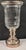Silver Ralph Lauren Home Silver-Tone Metal & Cut-Pattern Glass Hurricane Candle Holder For Sale - Image 8 of 13