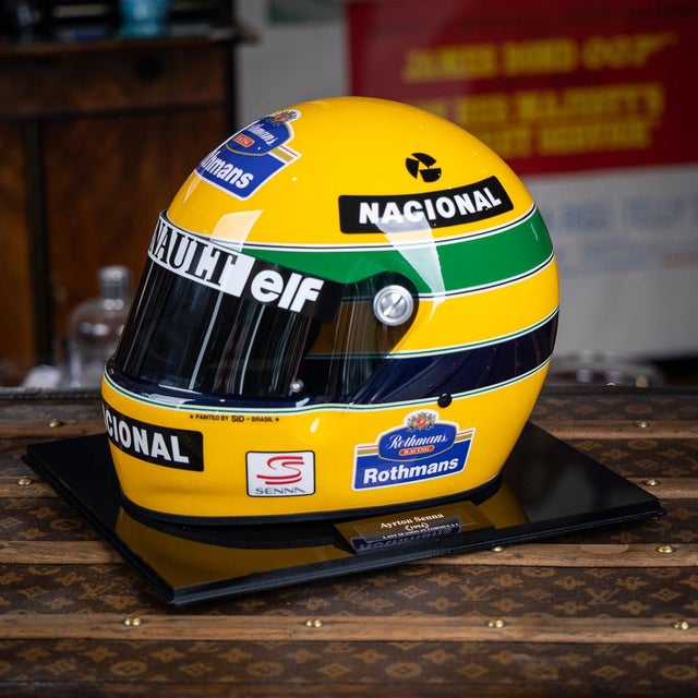 Ayrton Senna’s final helmet design marks the beginning of his partnership with Williams-Renault, a combination widely...