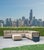 Modern Kenneth Ludwig Chicago Urban Patio in Seascape Sand For Sale - Image 3 of 4
