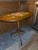 Beautifully painted tilt top table. 18x 27 x27