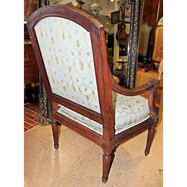 Antique 19th C. French Fauteuil Armchair For Sale - Image 5 of 8