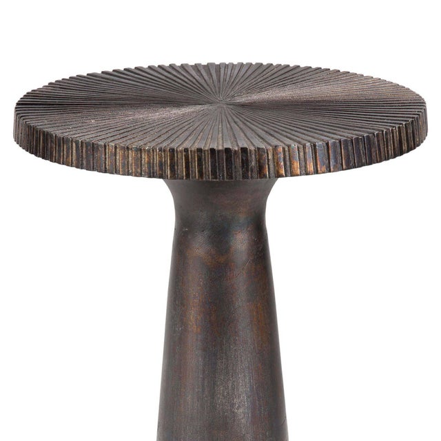 Not Yet Made - Made To Order Regina Andrew Ellis Aluminum Table, Blackened Zinc For Sale - Image 5 of 7