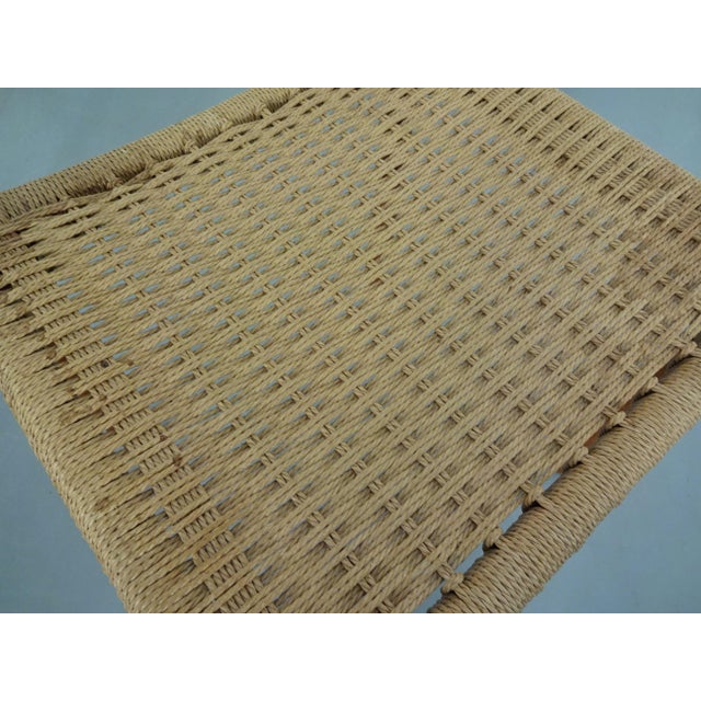 Teak & Papercord Dining Chairs by Poul M. Volther for Frem Røjle, Denmark, 1960s, Set of 4 For Sale - Image 13 of 18