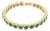 Emerald Tennis Mystic Bracelet For Sale