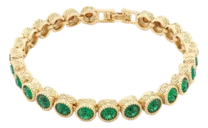 Emerald Tennis Mystic Bracelet