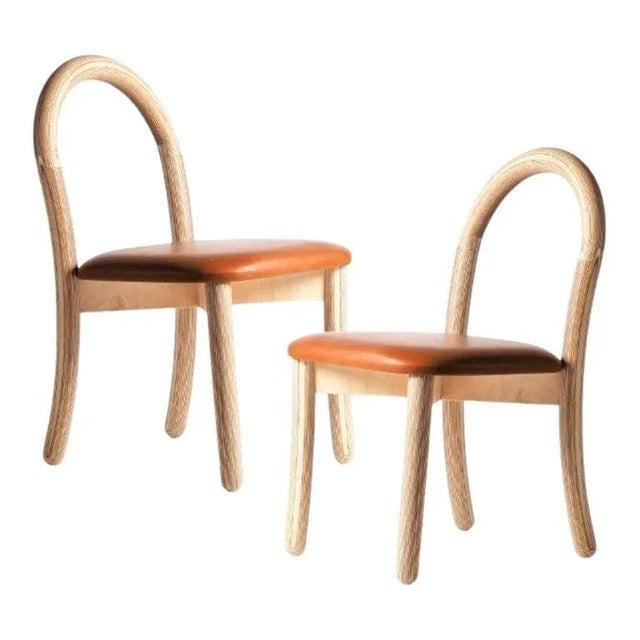 Wood Set of Goma Dining Chairs by Made by Choice For Sale - Image 7 of 7