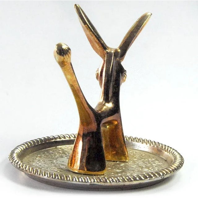 1970s Vintage English Silver Plated Ring Dish from Seba, 1970s For Sale - Image 5 of 7