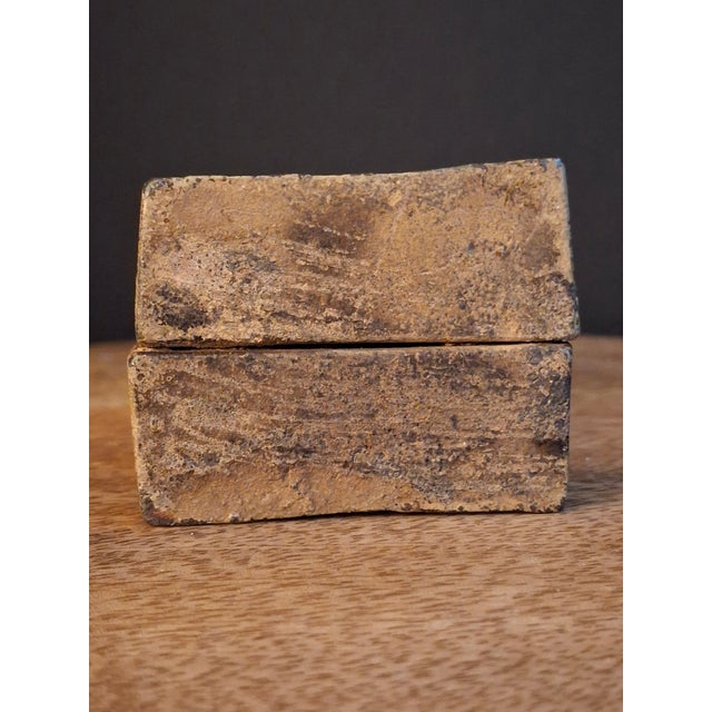 Vintage Cast Iron Owl on Stump Still Bank Gold Finish 3.7" Moore Pg 90 #599 For Sale - Image 18 of 18