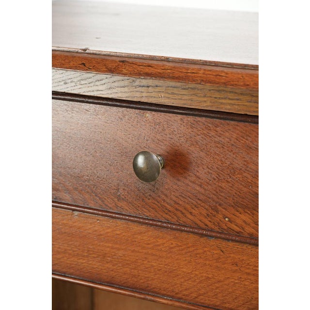 Antique Mid-19th Century English Oak Bookcase For Sale - Image 7 of 12