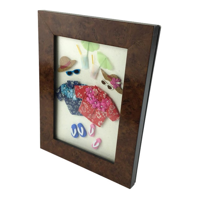 Maitland Smith Vintage Exotic Wood Photo Frame For Sale