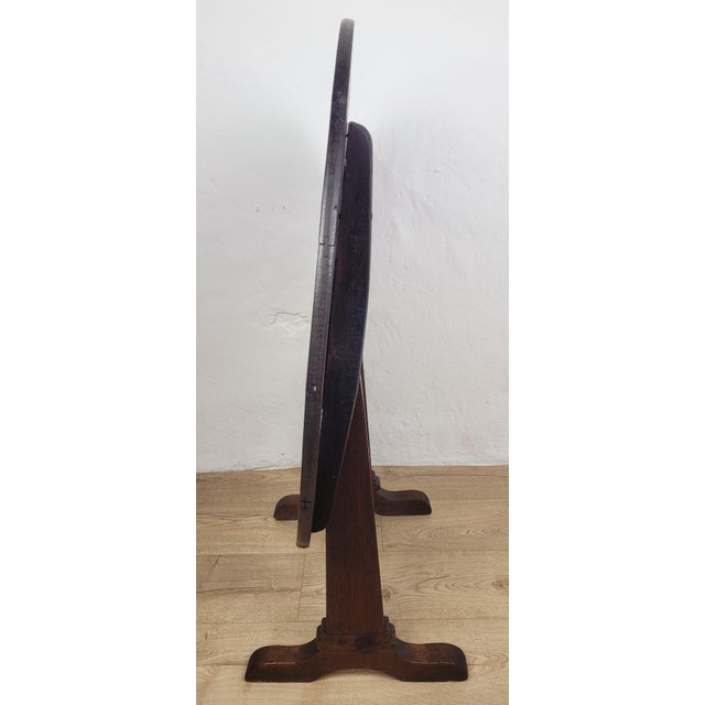 Antique French Vigneron Wine Tasting Table in Oak, 1850 For Sale - Image 16 of 18